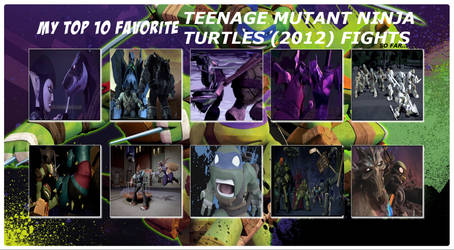 Jefimus Top 10 TMNT 2K12 Fight scenes