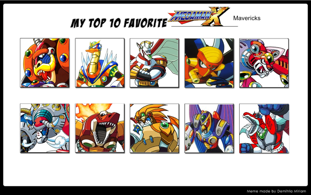 Jefimus Prime's Top 10 Mega Man x Mavericks