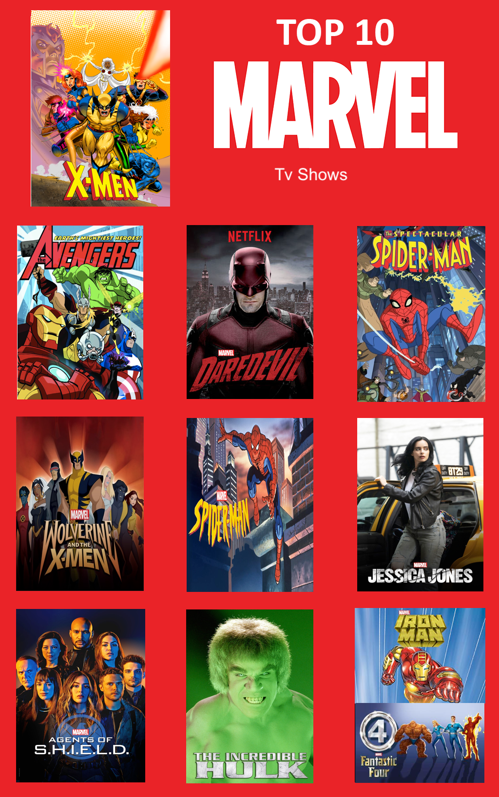 Marvel TV Shows, Series, & Programs