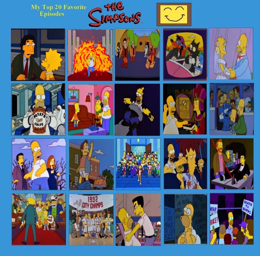 Jefimus' Top 20 Favorite Simpsons Episodes by JefimusPrime on DeviantArt