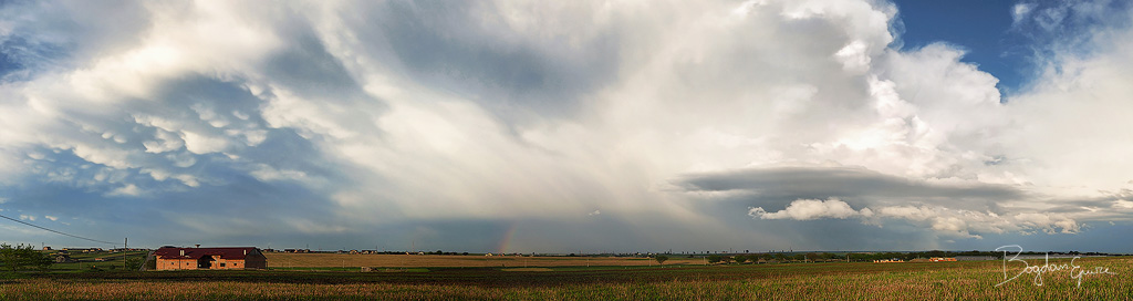 Storm clouds over Suceava