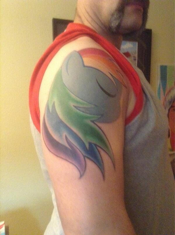 Rainbow Dash Tattoo Two by DustyPony on DeviantArt