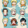 Hetalia Food Buttons