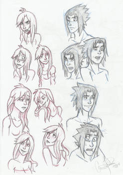 Sketch Disney: Serena Sasuke - part 2