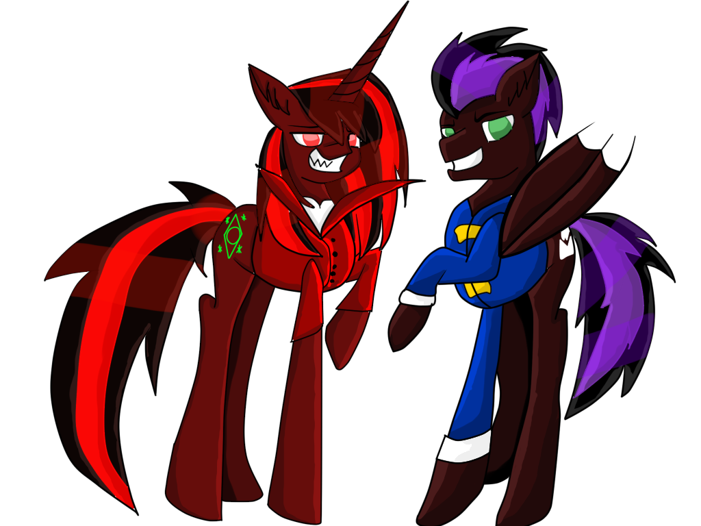 Mlp told story style Anzu and Fuego