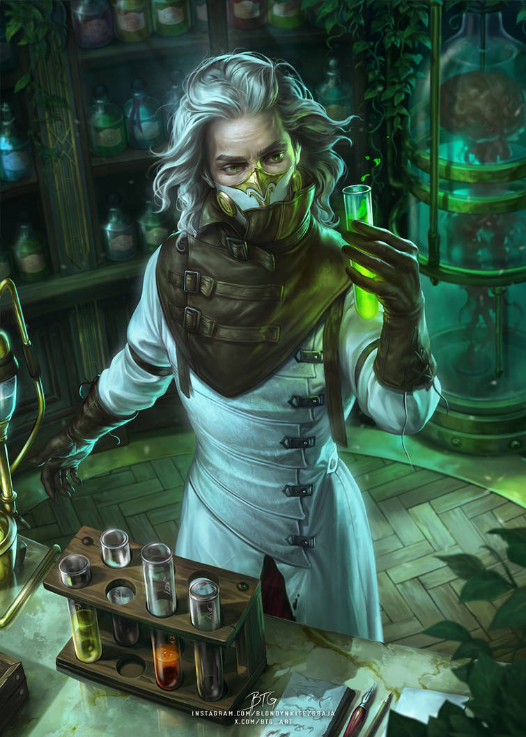 One Man Science Man of Science laboratory by BTGART on DeviantArt