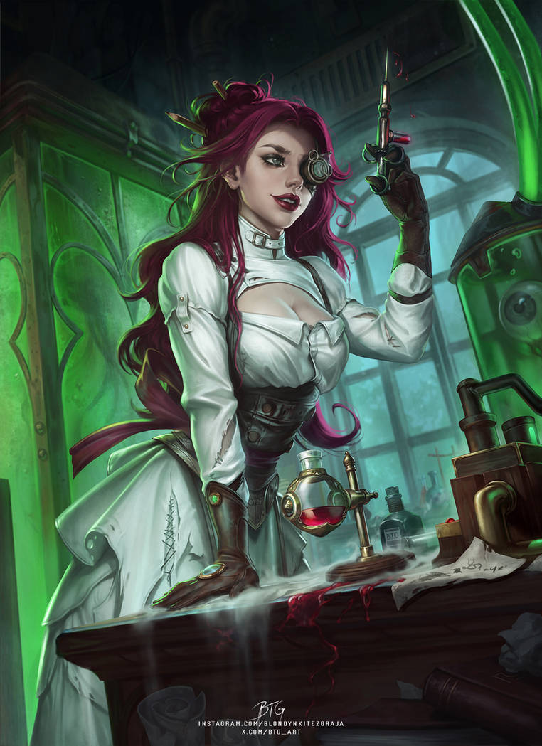 Magic Scientist Fantasy scientist by BTGART on DeviantArt