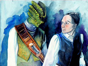 Madame Vastra and Jenny Flint