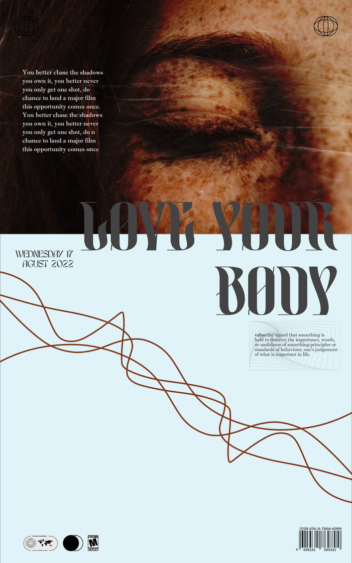 Utter Body Love Your Body Poster by kutteradze on DeviantArt