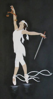 Lady Justice Painting