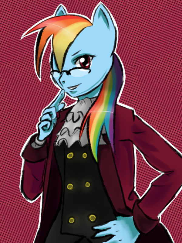 The chief prosecutor Rainbow Dash