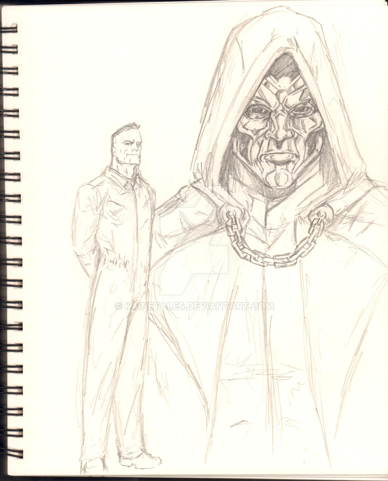 Dr. Doom Character sketch by KaineTales on DeviantArt