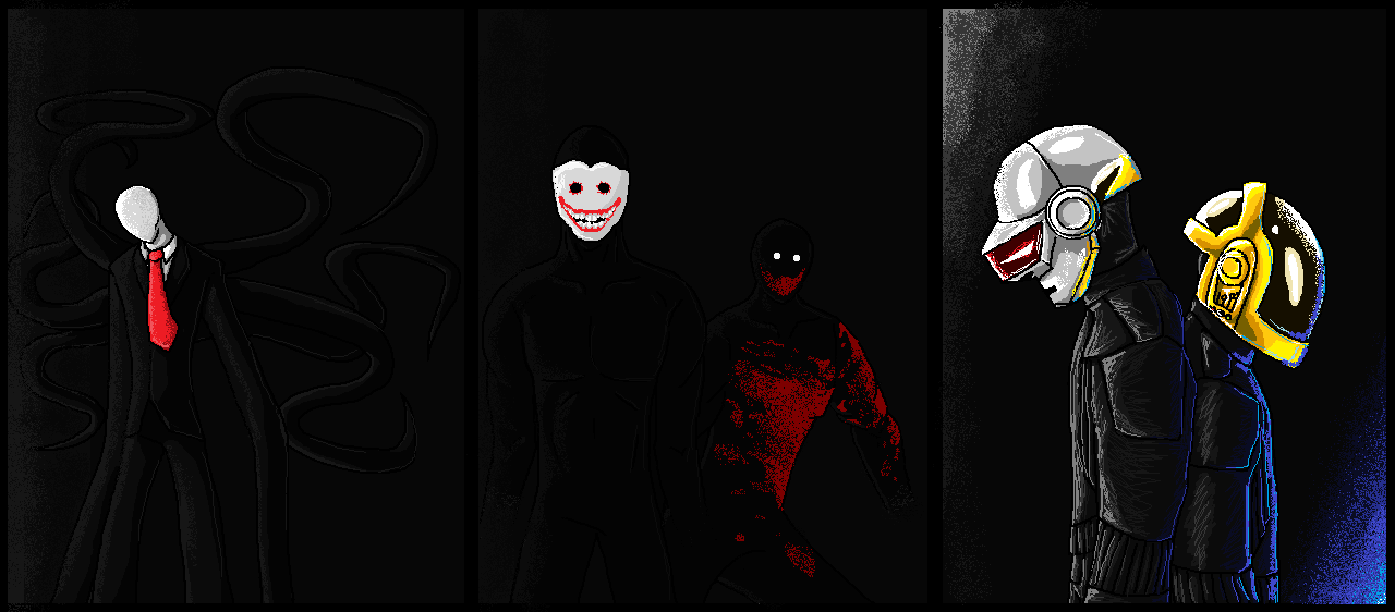 Slenderman Scp 087 1 And Daft Punk By Bioniclefusion On Deviantart Slenderman Scp 087 1 And Daft Punk By Bioniclefusion On Deviantart