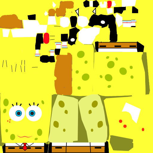Spongebob Texture Pattern Spongebob Texture (Spongebob Obstacle Odyssey 2) by lorenzsandi on ...