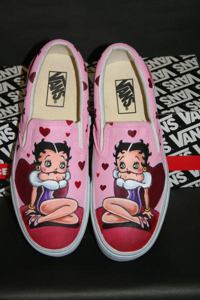 Betty Boop custom Vans Shoes by VICTOR5 on DeviantArt
