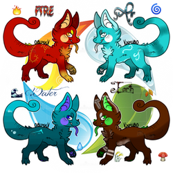 (Closed) The 4 Elements Kamibos Adopt Auction