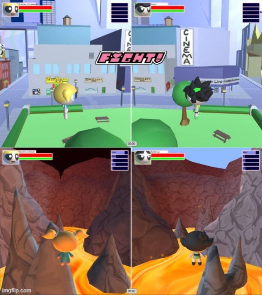 Powerpuff Zx Powerpuff girls ZX's 2 player has graphical issues by Kirby6472 on ...