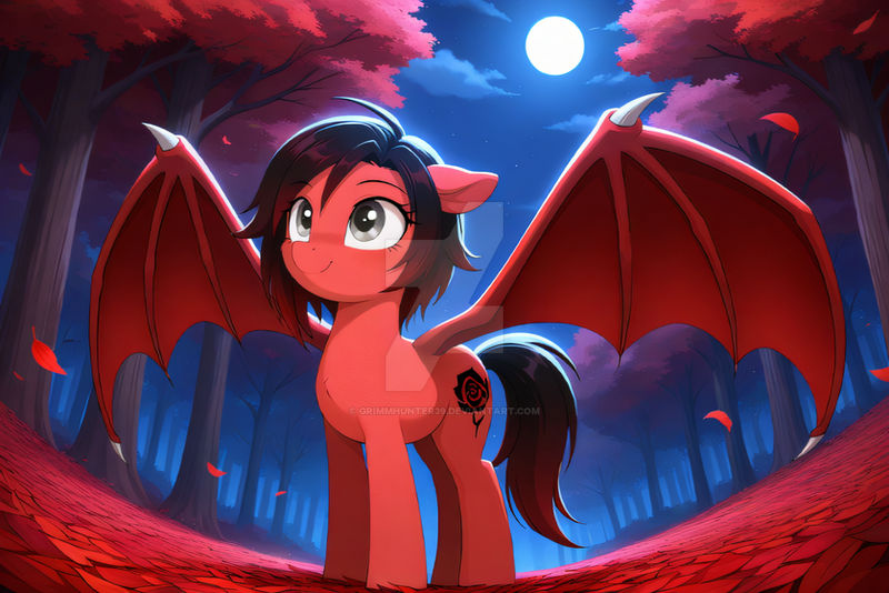 Ruby Pony by GrimmHunter39 on DeviantArt