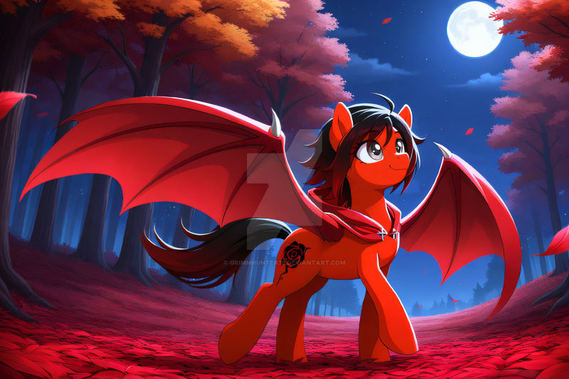 Ruby Pony by GrimmHunter39 on DeviantArt