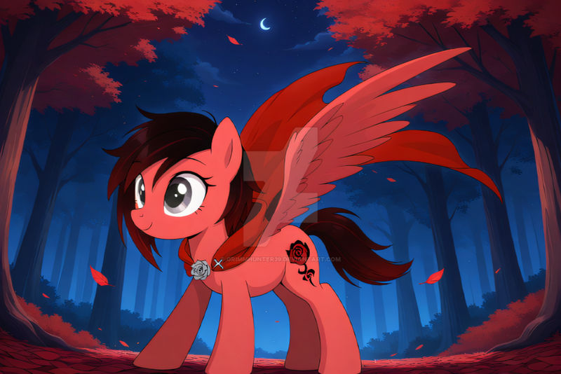 Ruby Pony by GrimmHunter39 on DeviantArt