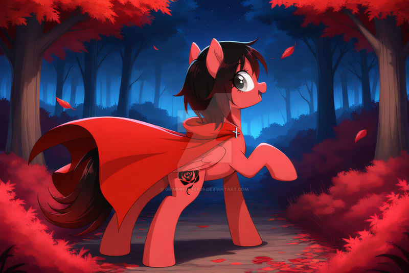 Ruby Pony by GrimmHunter39 on DeviantArt