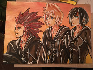 Kingdom Hearts Acrylic Painting