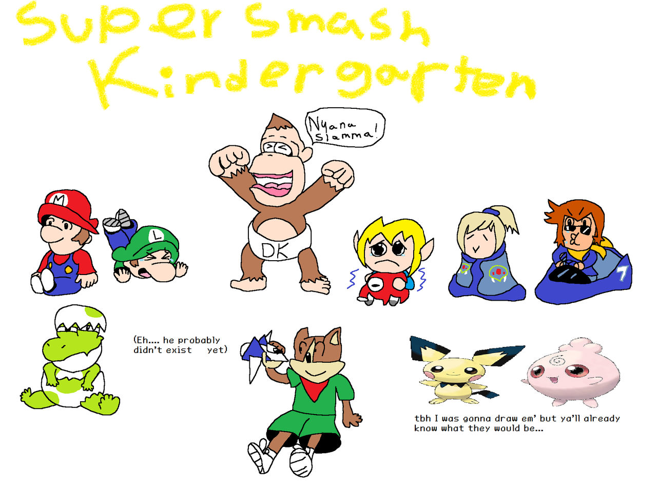 Smash Rbos 64 Roster Super Smash Bros 64 roster but babies by KingDededeviantArt on DeviantArt