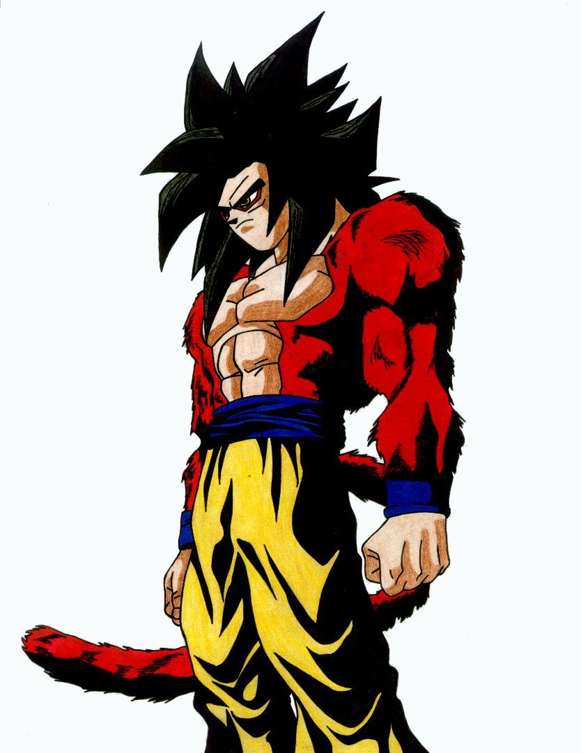 Goku Super Saiyan 4 by ChristopherDbz on DeviantArt