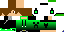 Green creeper jacket and guy for minecraft