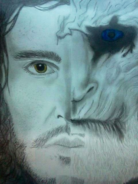 Jon Snow/White Walker