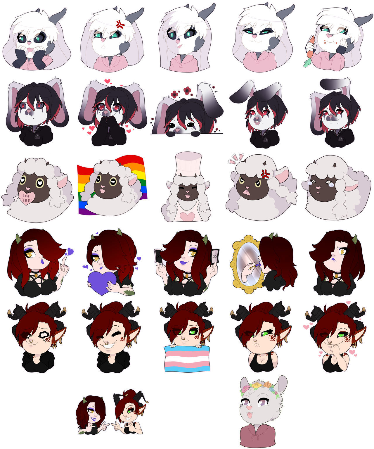 Sticker Comisioni Sticker pack commission by HollowLatte on DeviantArt