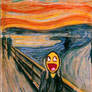 The Scream Awesome Face