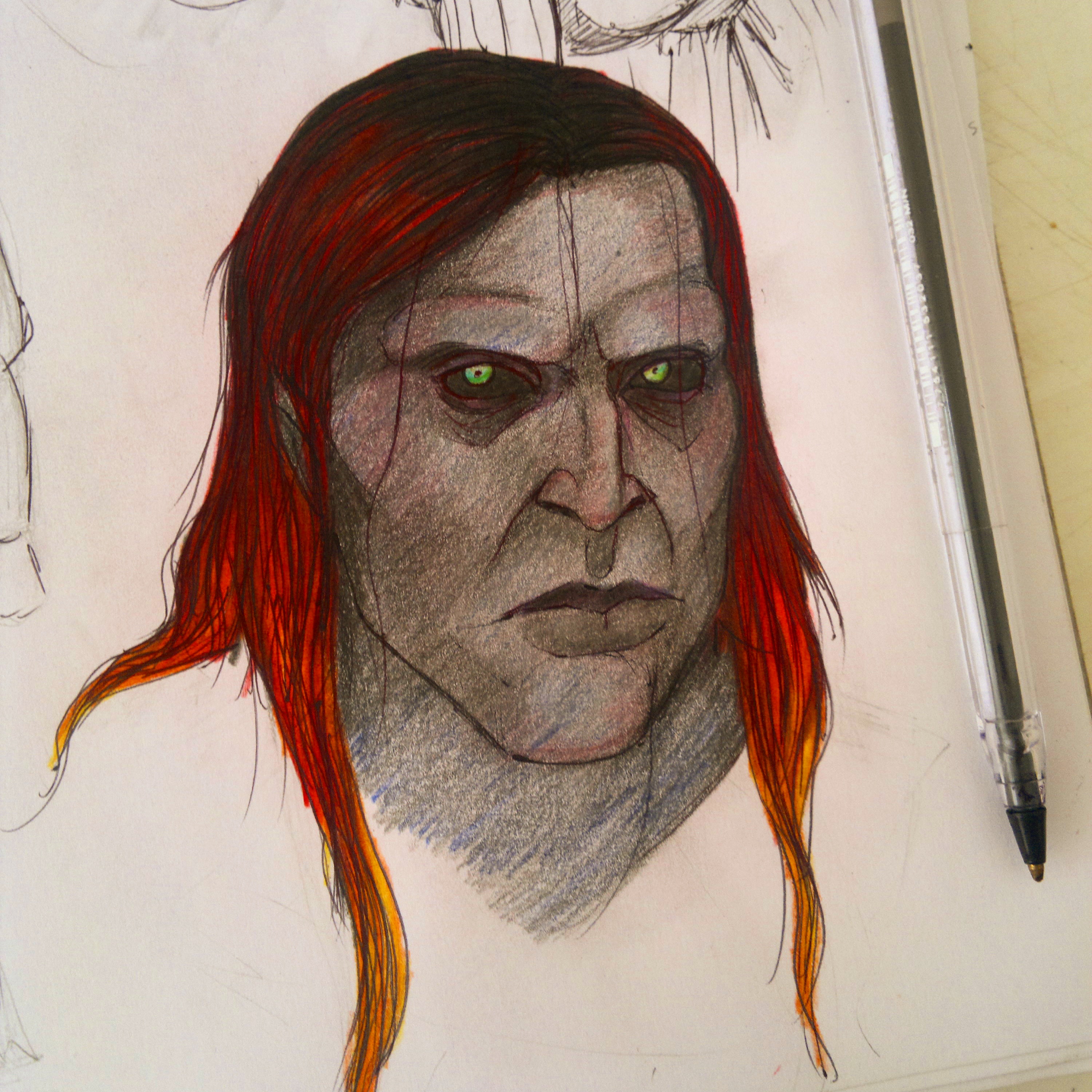 Mankor Character concept, Mankor, fire giant by AleFrancoArt on DeviantArt