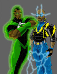 Green Lantern+Black Lightning