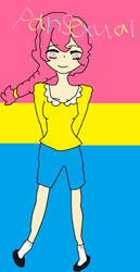 Pansexual Flag Girl.