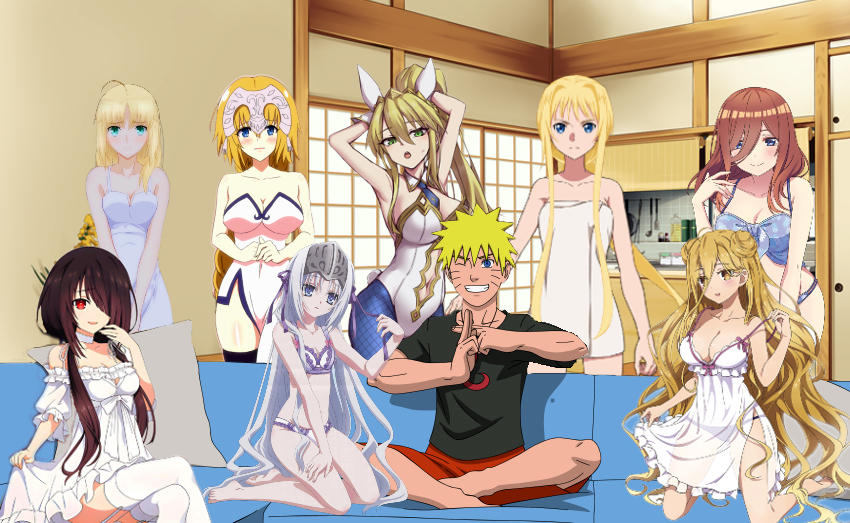 Naruto harem by kirito074 on DeviantArt