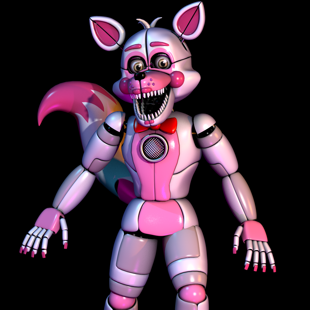 Fun Time Fox Funtime Foxy Render - C4D by LenziR on DeviantArt