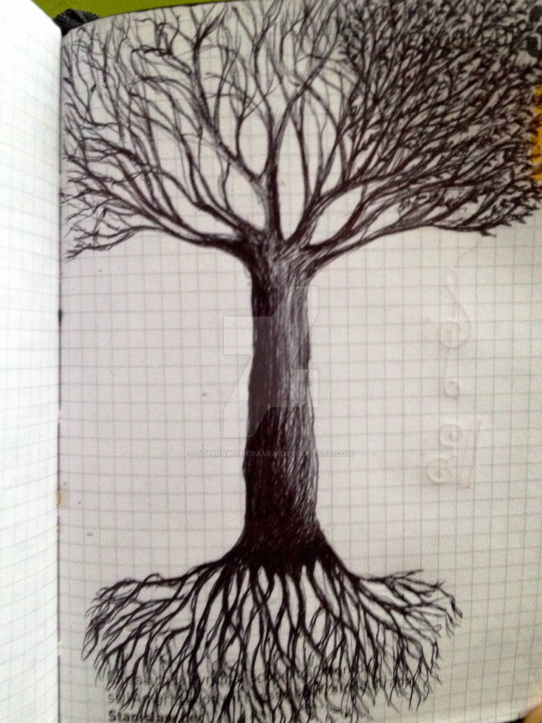 Black Ink Tree by SophiaWTheRaven on DeviantArt