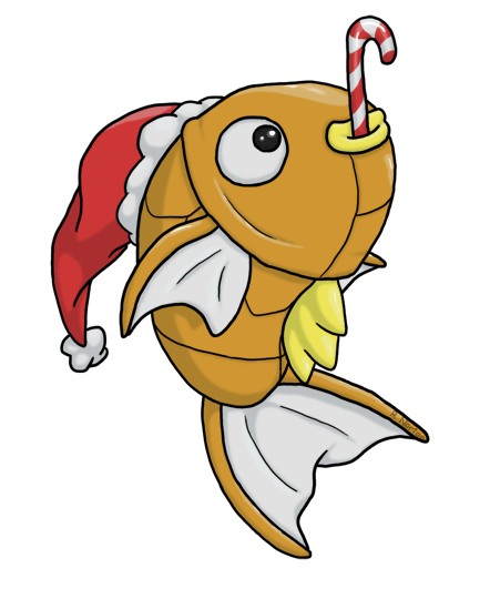 Magikarp Santa Christmas Magikarp by FreekKittin on DeviantArt
