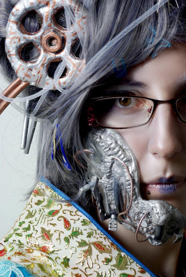 cyborg geisha by PikaNasty11 on DeviantArt