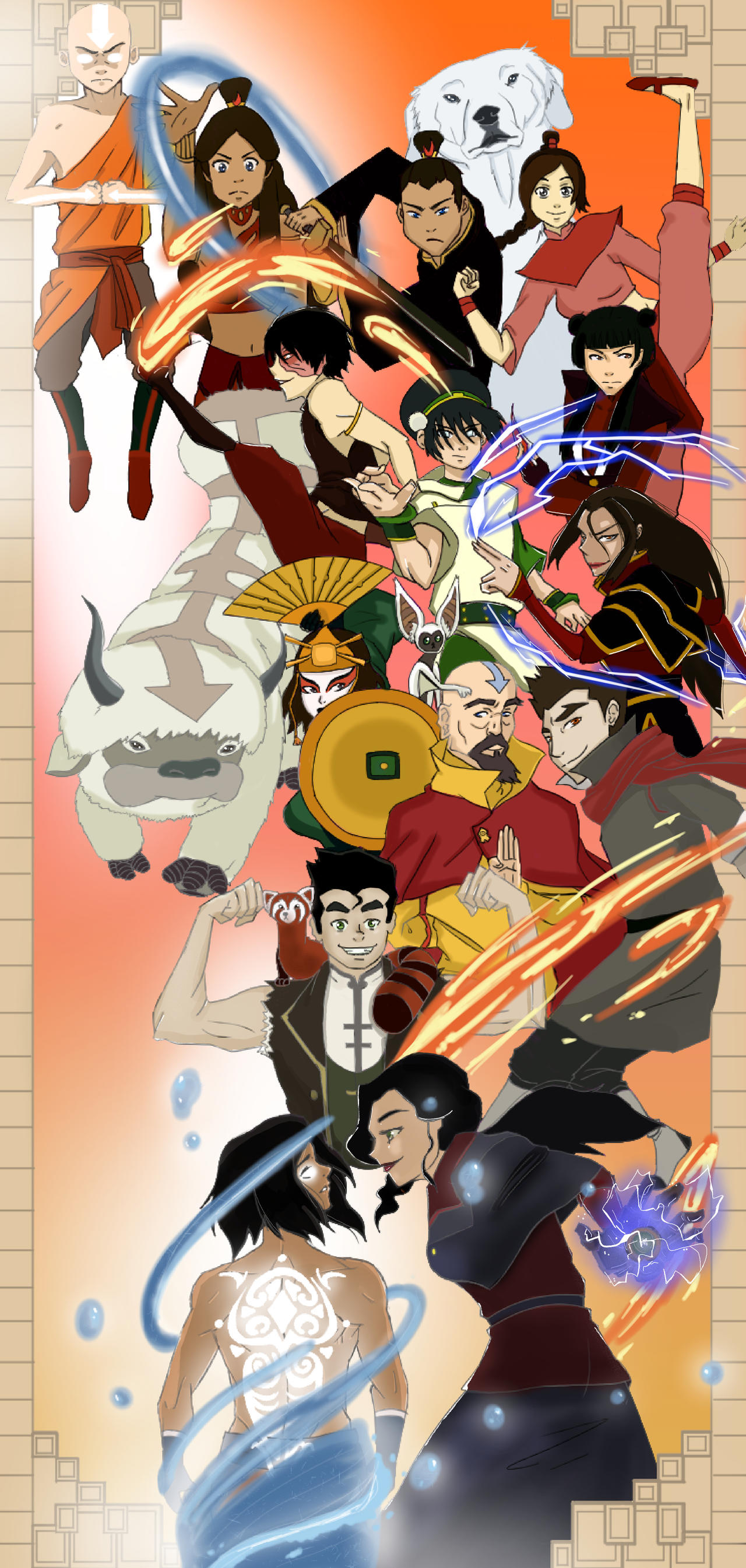 Deviantart Atla Atla and korra by smokayyy on DeviantArt