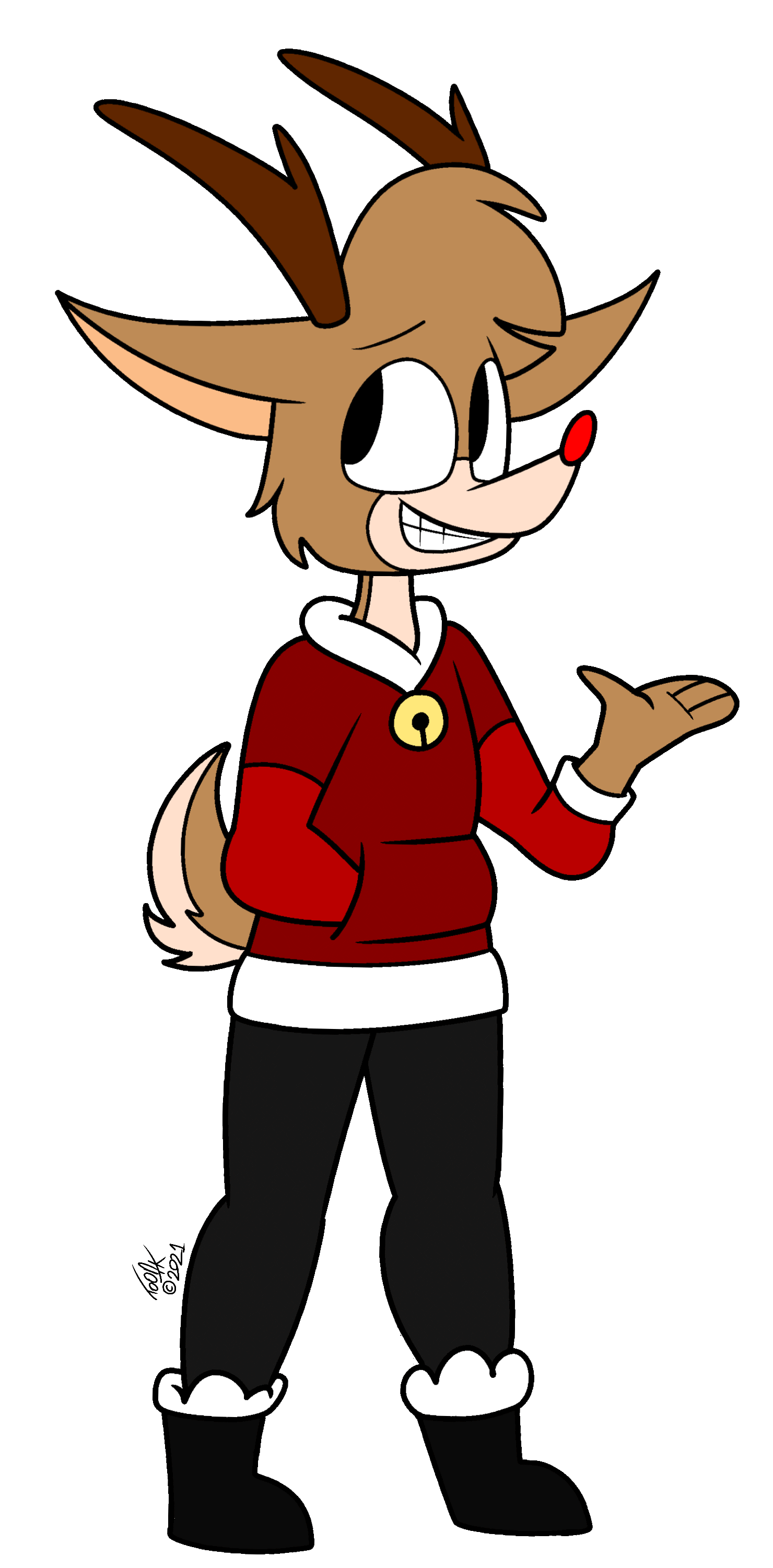 Rudolph by AfroToonvee on DeviantArt