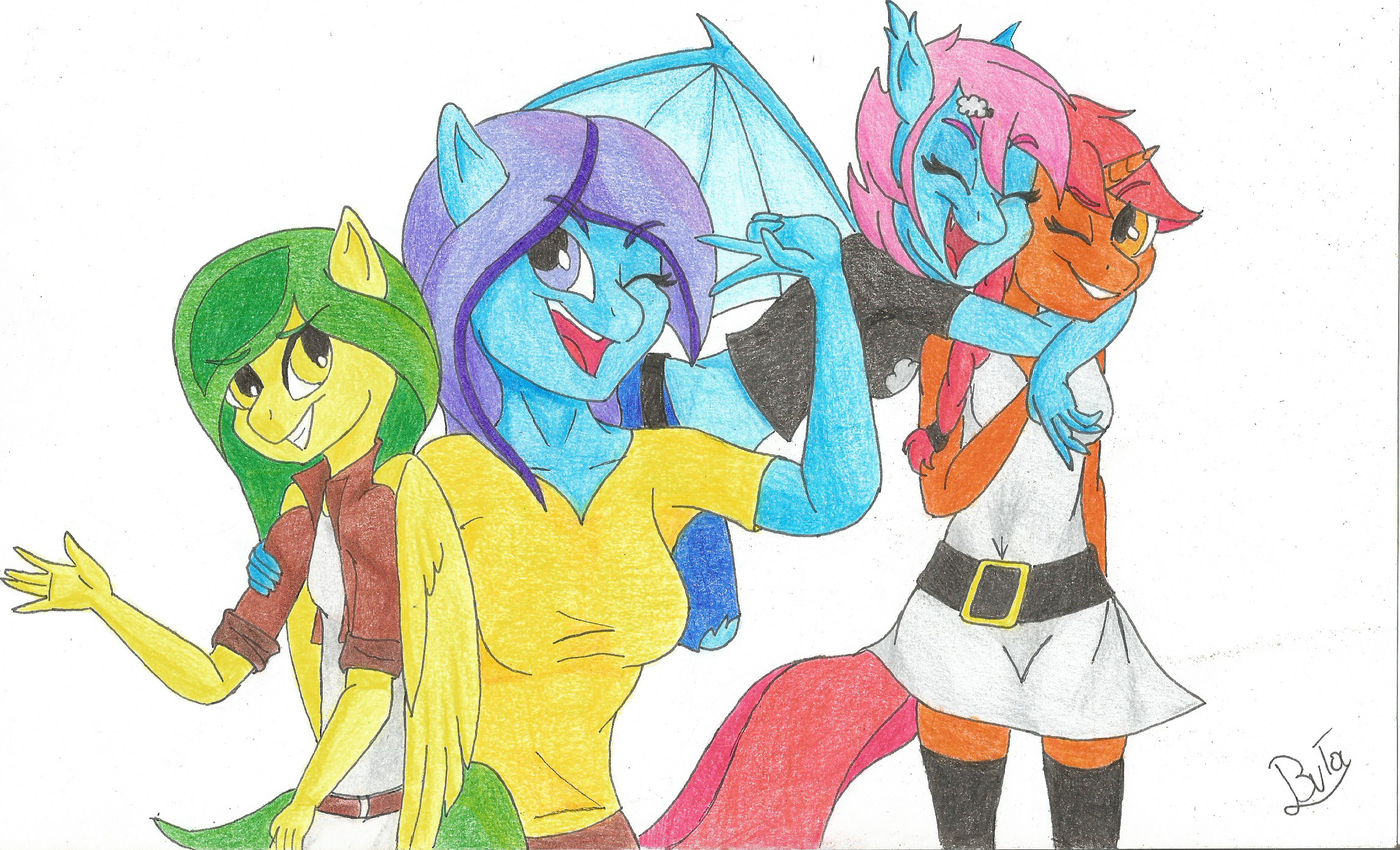 Girls Hanging Out