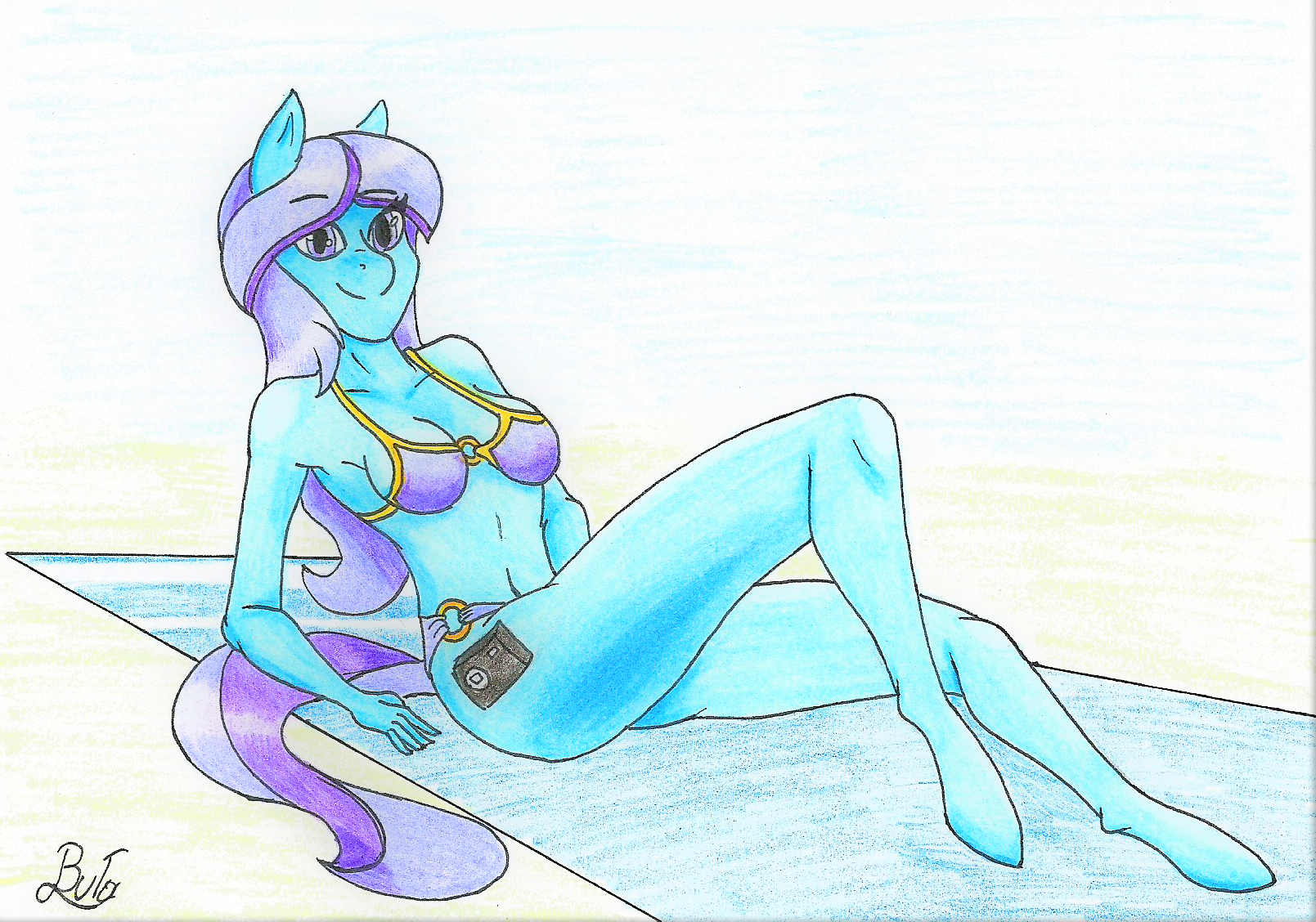 Light Flash on the beach