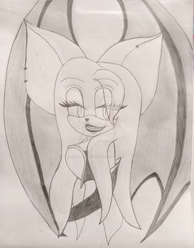 SKETCH: ROUGE WITH LONG HAIR