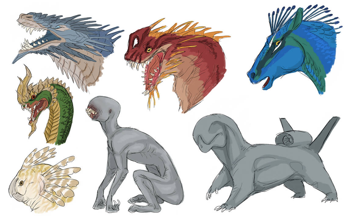 Random Creatures by Jananjuda on DeviantArt