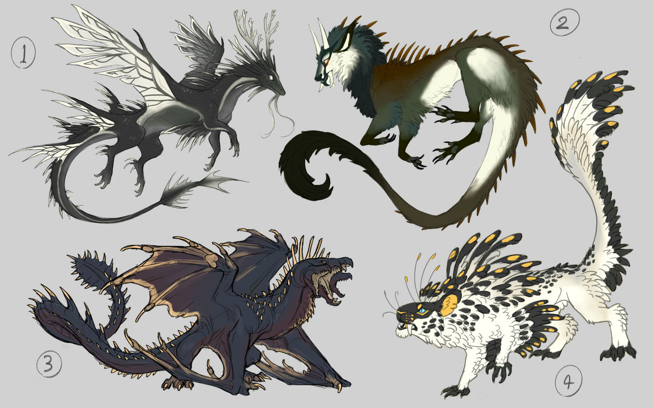 Closed Auction - creature design adopts (0/4) by Jananjuda on DeviantArt