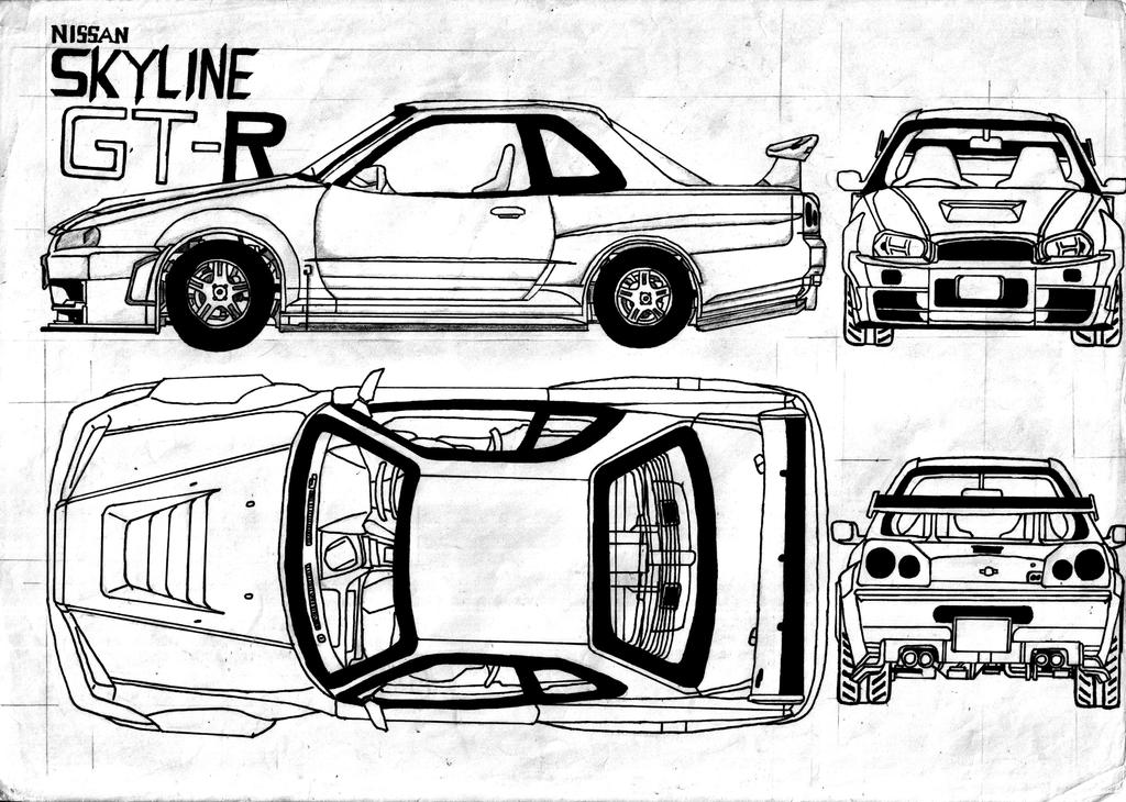 Nissan Skyline GT-R by Xandier59 on DeviantArt