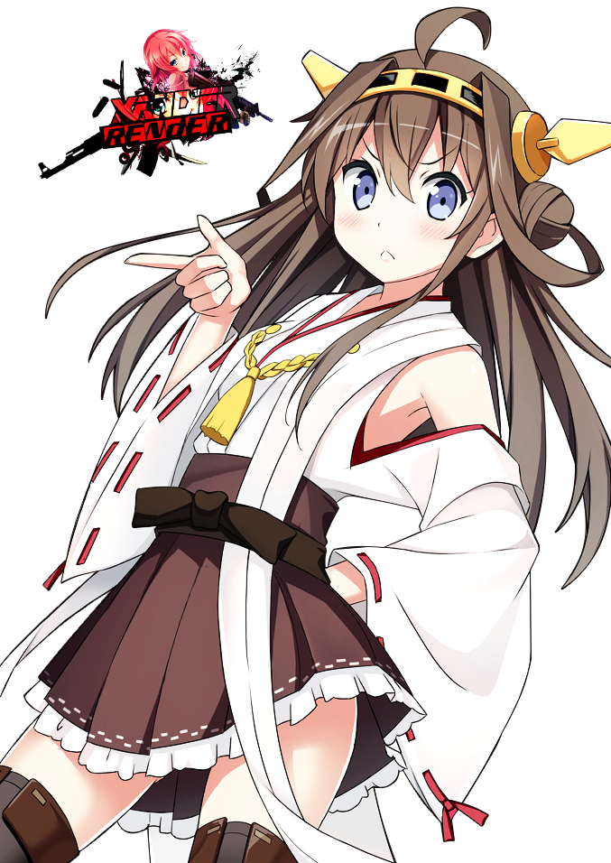 Kongou Kancolle Render