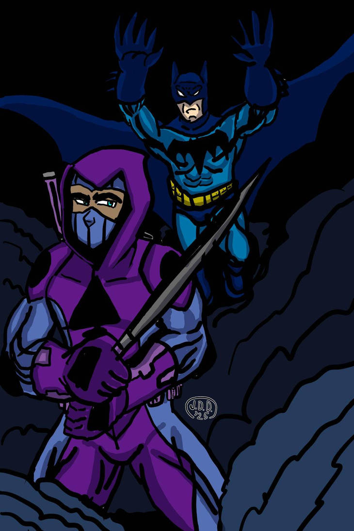 Kunai vs Batman by jddishmonart on DeviantArt